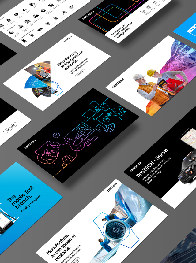 Brand Strategy & Digital Marketing Campaigns for Samsung Business | Voraco