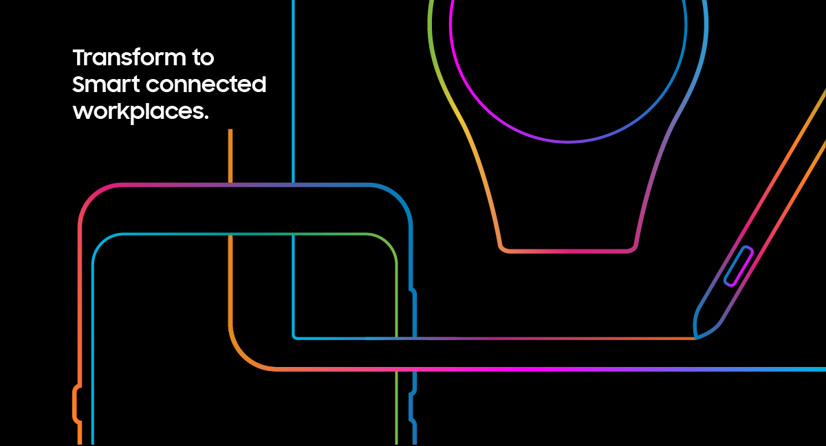 Campaign Key Visual Design for Samsung Business | Voraco